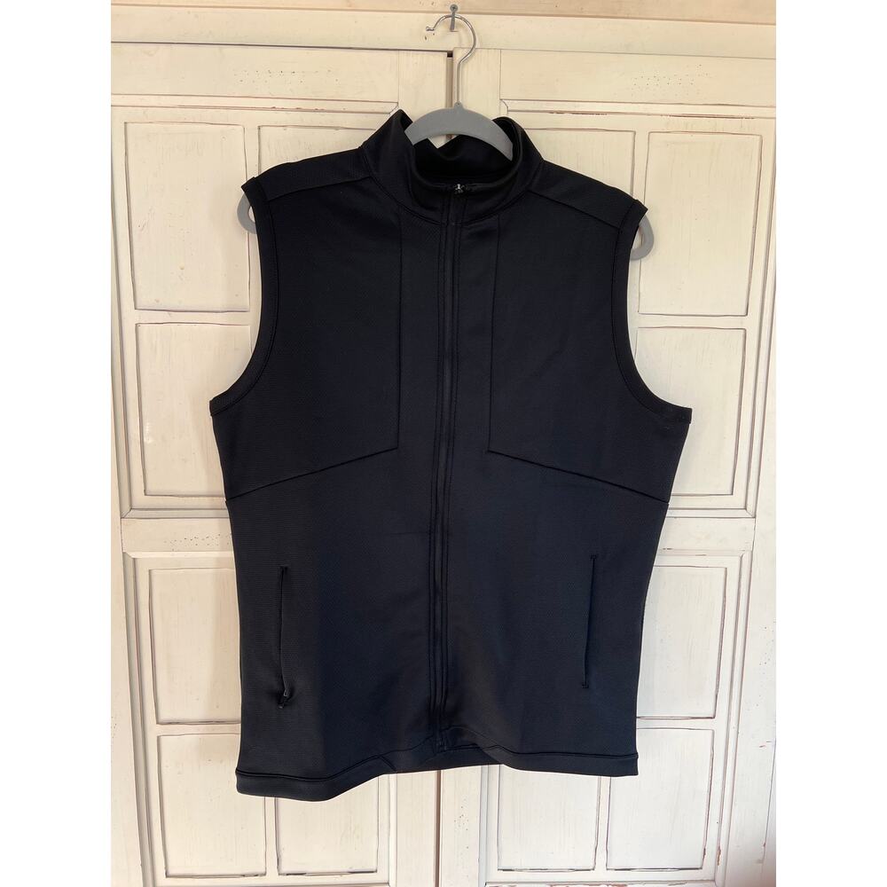 Chase 54 Chase54 size medium mens black zip up golf vest